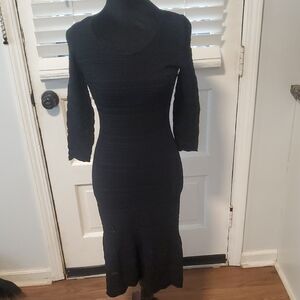 Ralph Lauren Black Long Sleeve Dress
